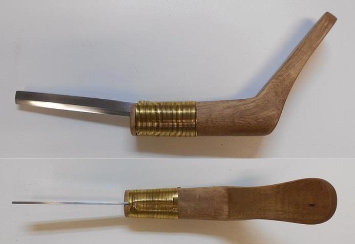 handle and straight blade 90.