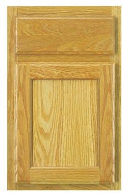 OAK CABINETRY shown in Honey A mostly