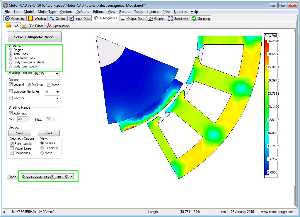The finite element results can be played back using the option shown below.