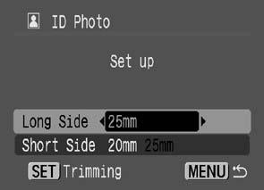 Printing by Specifying the Print Size (ID Photo Print) Selecting [ID Photo] in the layout setting (p.