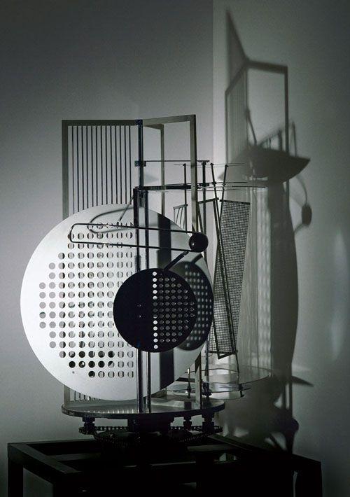 Kinetic Sculpture-Sculpture with moving parts, impelled by wind, human interaction, or