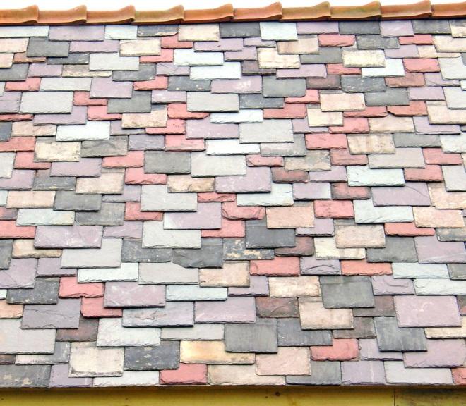 American slate comes in a variety of colors.