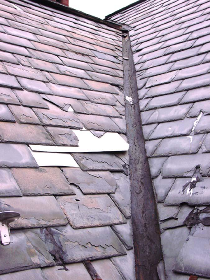 Some Pennsylvania black slate does not last as long as other slates. Thousands of these roofs are now needing replaced.