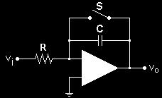 Ideal Integrator The integrator generates an output signal proportional to the time integral of the input signal. The circuit is shown in Figure 5.
