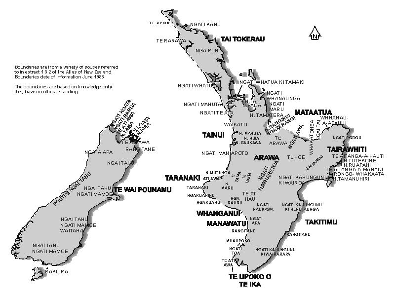 Iwi Map Page