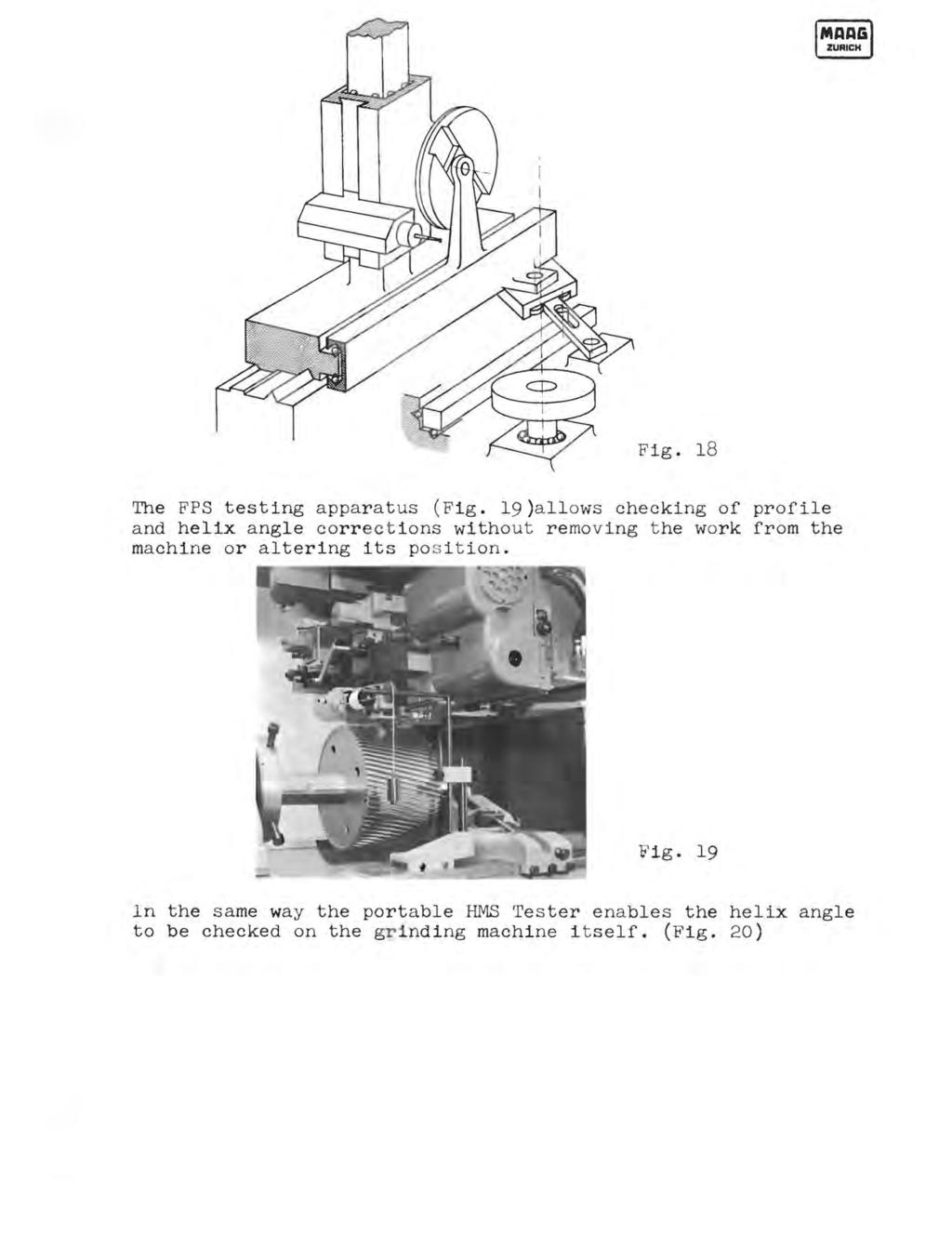 Fig. 18 The FPS testing apparatus (Fig.