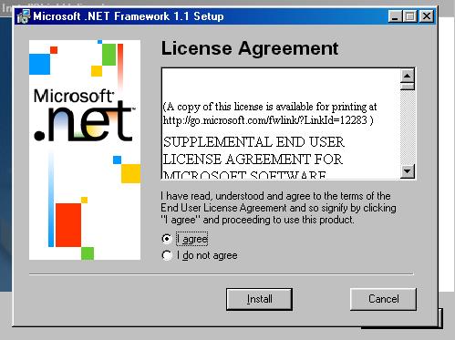 Figure 18. Will configure Microsoft.NET Framework Figure 19.