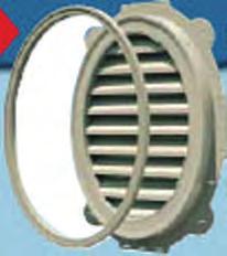 Double baffle system for increased weather resistance.