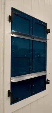 Impact-Resistant Storm Shutters Bahama Storm System "U" Locking Storm Bar System Horizontal Storm Bar System Can be locked