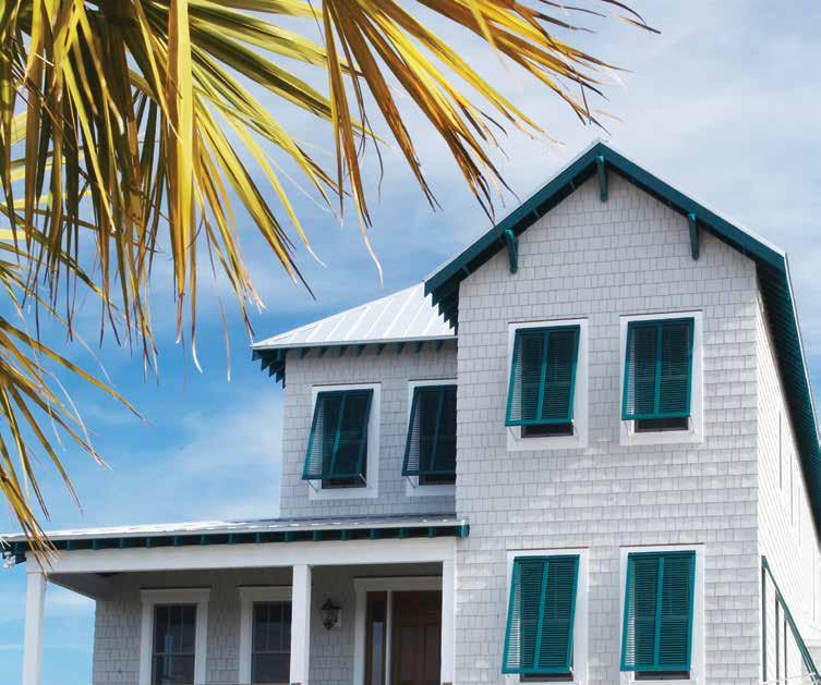 Impact-Resistant Storm Shutters High Level of Home Protection The Bahama Storm System offers the same high level of home protection, but with our unique Bahama style Architectural Collection Shutters