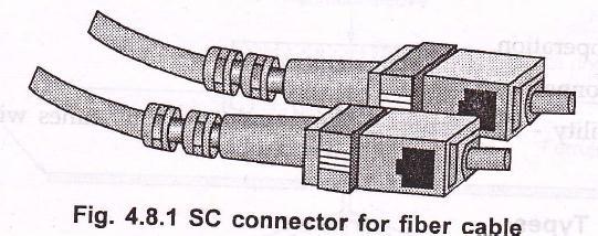 4.8 Fiber Connectors Connectors are mechanisms or techniques used to join an optical fiber to another fiber or to a fiber optic component.