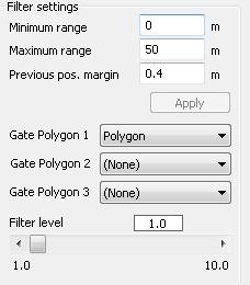 Function Pole diameter Filter settings Description The diameter of a monopile is entered here. The value is overwritten when a monopile file is selected in which the pile diameter is specified.