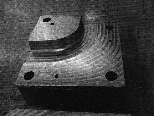 It may also be impossible to cut the bottom of a concave surface because of the diameter of the tool. Tilting the workpiece or the tool can rectify this. 5.3.