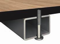 EGGER Compact Laminate 57 4.5. Table tops Compact laminate is very suitable for table top applications, for example in offices, conference rooms, schools, and workshops.