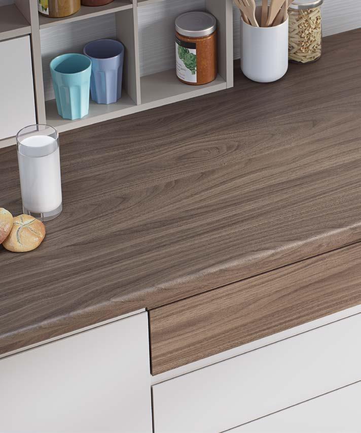Natural Carini Walnut H3710 ST9 Natural Carini Walnut features full and planked cathedrals, with some very fine detailing to