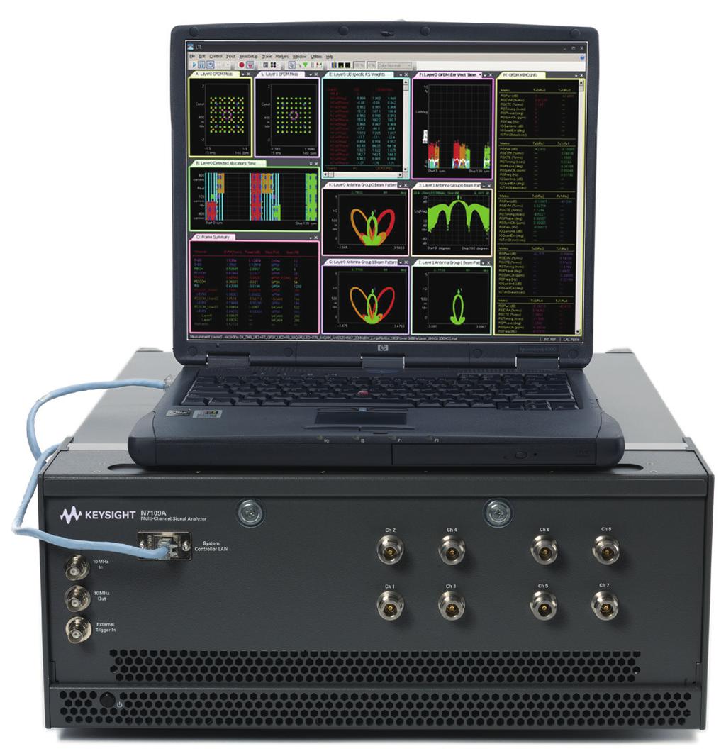 09 Keysight N7109A Multi-Channel Signal-Analyzer - Data Sheet PC Requirements A Windows-based system host PC (required) is not included with the N7109A.