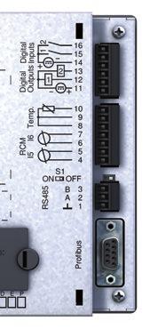 8. 3 Profibus interface This 9-pole D-sub receptacle RS485 interface supports the Profibus DP V0 slave protocol.