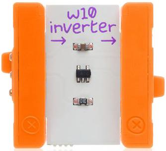 NOT The Inverter (or NOT) module has one input and one output. With this module, the state of the input is inverted to its opposite state. If the input is on, then the output is off.