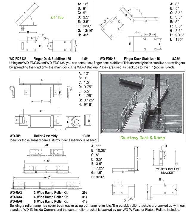 Heavy Duty Structural Dock Hardware