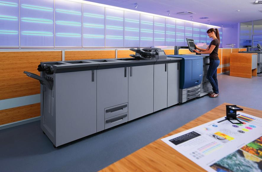II, ITbit technology, CRS, Simitri HD polymerised toner and Konica Minolta s airassist paper feeding technology provide an unbeatable com bination of outstanding quality and smooth processing,