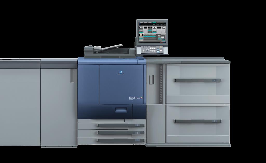 Colour production power through and through Central reprographic departments and print providers will welcome the Konica Minolta bizhub PRESS C7000 and bizhub PRESS C6000 that combine high-speed