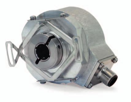 ECN 424 S, EQN 436 S Rotary encoders for absolute position values with safe singleturn information Blind hollow shaft with steel clamping ring: 12 mm (68S) 10 mm (68T) Required mating dimensions =