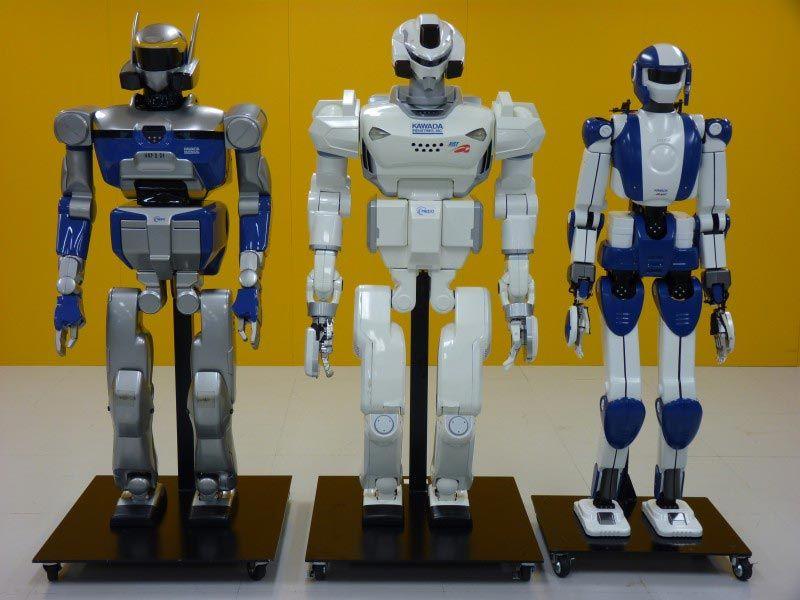 Design of humanoid robots HRP robots