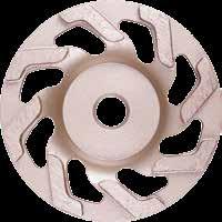 materials being grinded Softer bond Faster grinding on hard materials VALUE CUP WHEEL 10mm (.