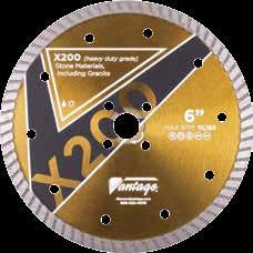 granite SUPREME BLADE 315 ) rim height Available with flush cut bolt hole pattern For fastest, smoothest cutting