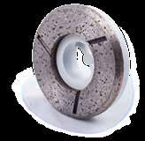 PREMIUM PADS With snail lock All Natural Stone 6 x ⅝-11, coarse