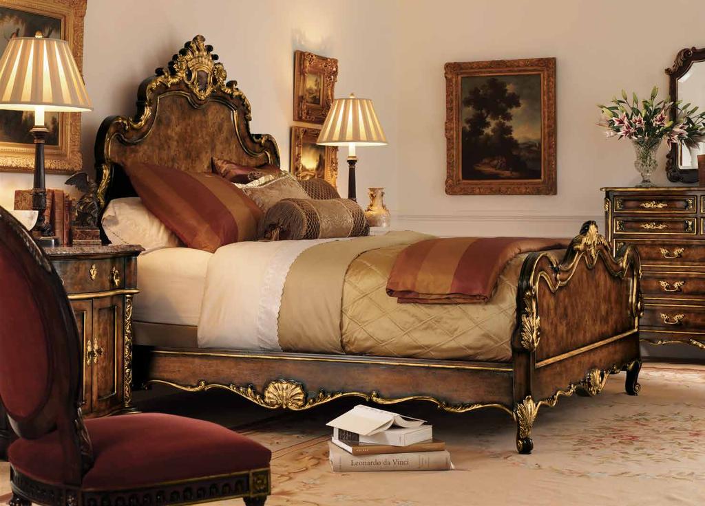 Bedroom BED, 6/6 (King) 4500-12 & 4500-12R DRESSER 4501-03 NIGHT STAND 4500-06B &