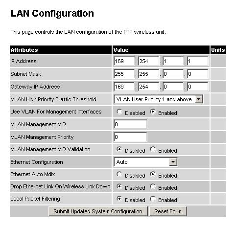 Use VLAN for Management Interfaces: If enabled, this allows the use of VLAN for Management Interfaces.