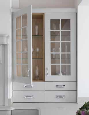 specials service. Standard shelved larder/broom cabinets are offered in 4 different widths - 300; 400; 500 & 600mm.