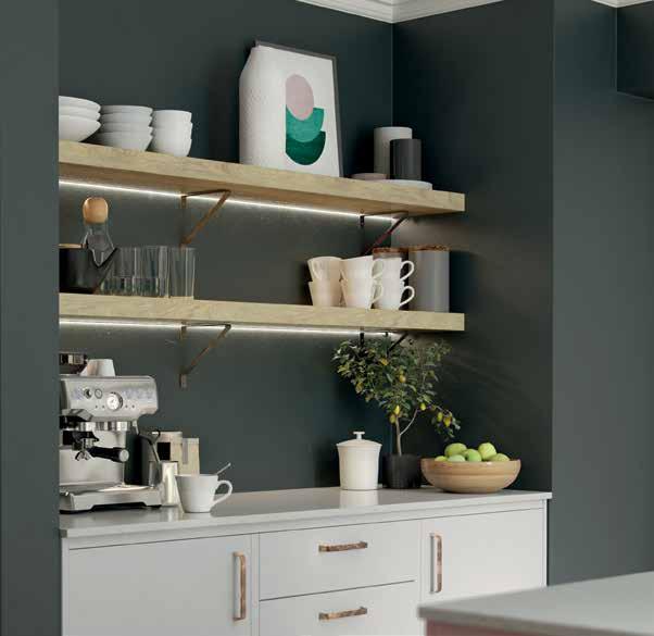 Hampton A simple yet striking slab design; finished in our beautifully tactile super smooth painted finish with a colour palette to die for.
