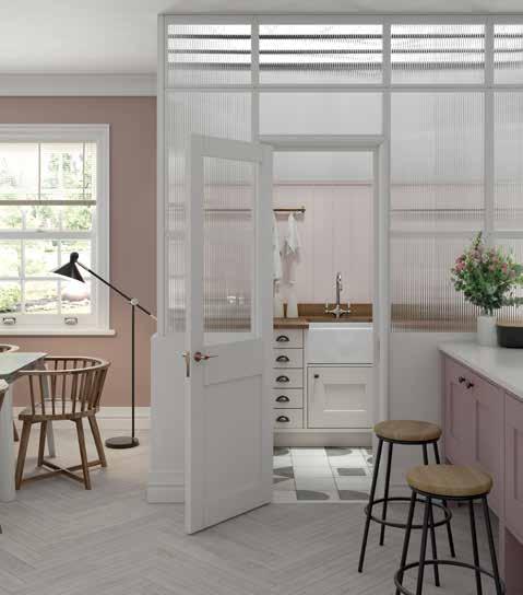 Solva A fabulous shaker design with a wide, chunky frame. Solva is a real show-stopper with a superb range of painted colours.