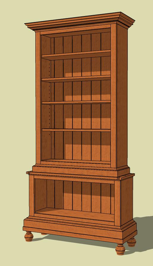 Jeff Branch WOODWORKING You Can Build an Architectural Bookcase Heavy moldings bring this project to life. By JEFF BRANCH I am drawn to architecture.