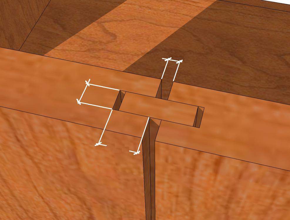 Attach the slats to the case cross members, parts B, with nails (see the cross members on page four).