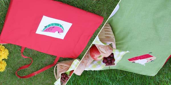 On-the-Go Picnic Blanket Spend summer on-the-go with this handy travel blanket!