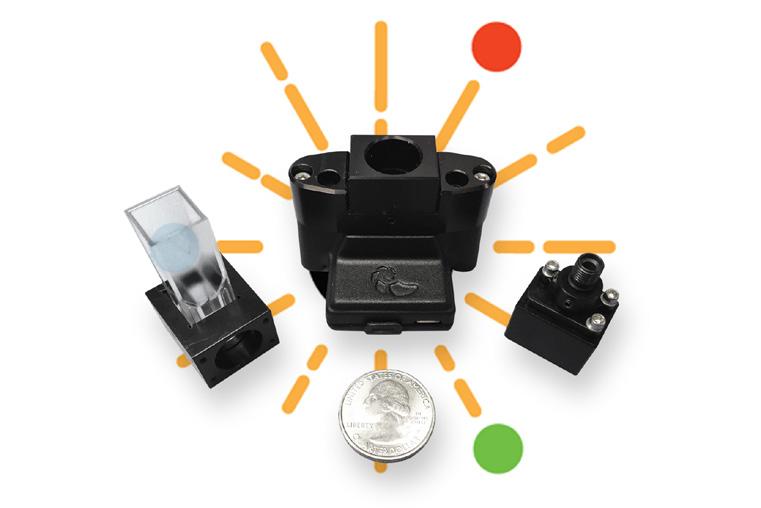 04/08/2015 Spark Spectral Sensor Offers Advantages Spark is a small spectral sensor from Ocean Optics that bridges the spectral measurement gap between filter-based devices such as RGB color sensors