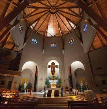The Work of Scott Parsons at Our Lady of Loreto Church By Kenneth von Roenn PHOTOS, THESE PAGES: COURTESY OF THE AUTHOR As an architectural glass designer and having owned a glass studio, I always