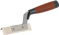 Marshalltown Internal and External Corner Trowels Lightweight tool made from one piece of 108mm long stainless steel Has a 90 angle betwwen the blades MT5786D.