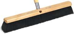 Marshalltown Floor Brooms Made from selected black Tampico fibre bristles set in a clear laquered half-round hardwood block Includes a 1524 x 24mm hardwood handle Used for sweeping semi-smooth dry