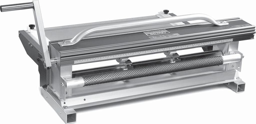 using your portable precision slitting, rib forming and perforating system.