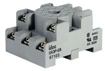 DIN rail, surface and panel mount sockets are available for a wide a variety of mounting applications.
