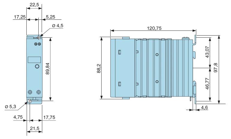 RSC Series Dimensions (mm) 0A/0A