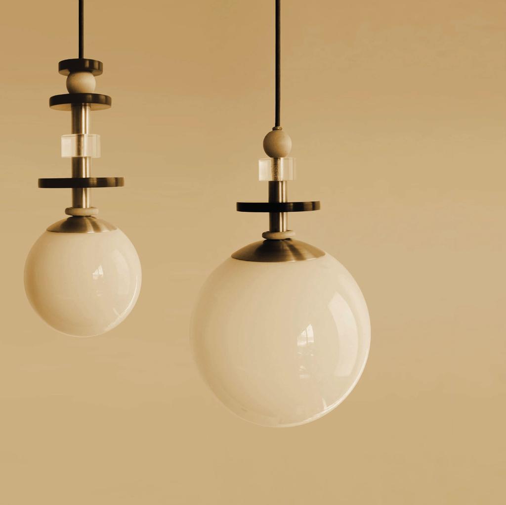 M A R U C O L L E C T I O N A collection of playful and versatile pendants that consider lighting as the jewelry of a space.