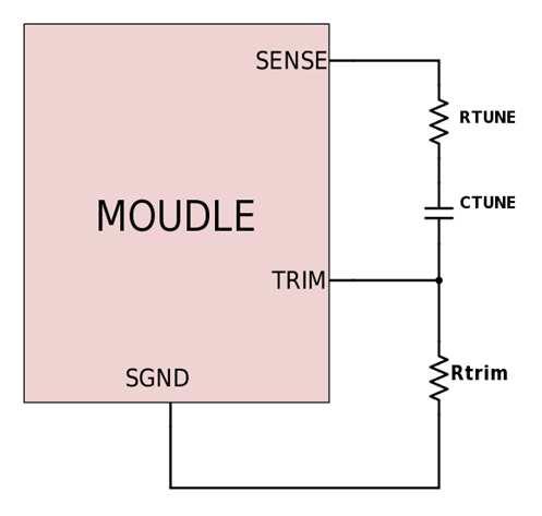 affects the voltage control loop of the module, typically causing the loop to slow down with sluggish response. Larger values of external capacitance could also cause the module to become unstable.