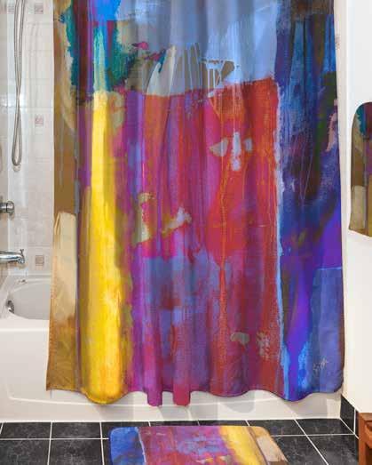 Shower Curtain & Bath Mats Convert your bathroom from top to