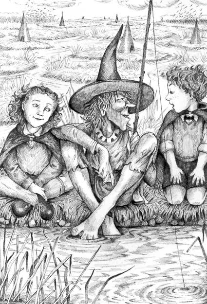 IMAGINATION 187 Jill and Eustace talk to Puddleglum as the Marsh-wiggle explains as