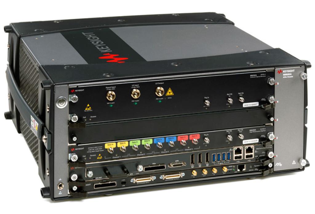 03 Keysight M8290A Optical Modulation and High-Speed Digitizer Test Solution - Data Sheet M8290A Modular Coherent Test Solution Optical coherent transmission technology, initially used in long-haul